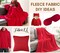 FabricLA | Fleece Fabric By The Yard | 72"X60" Inch Wide | Anti Pill Polar Fleece | Soft, Blanket, Throw, Poncho, Pillow Cover, PJ Pants, Booties, Eye Mask - Plaid Red (2 Yard)